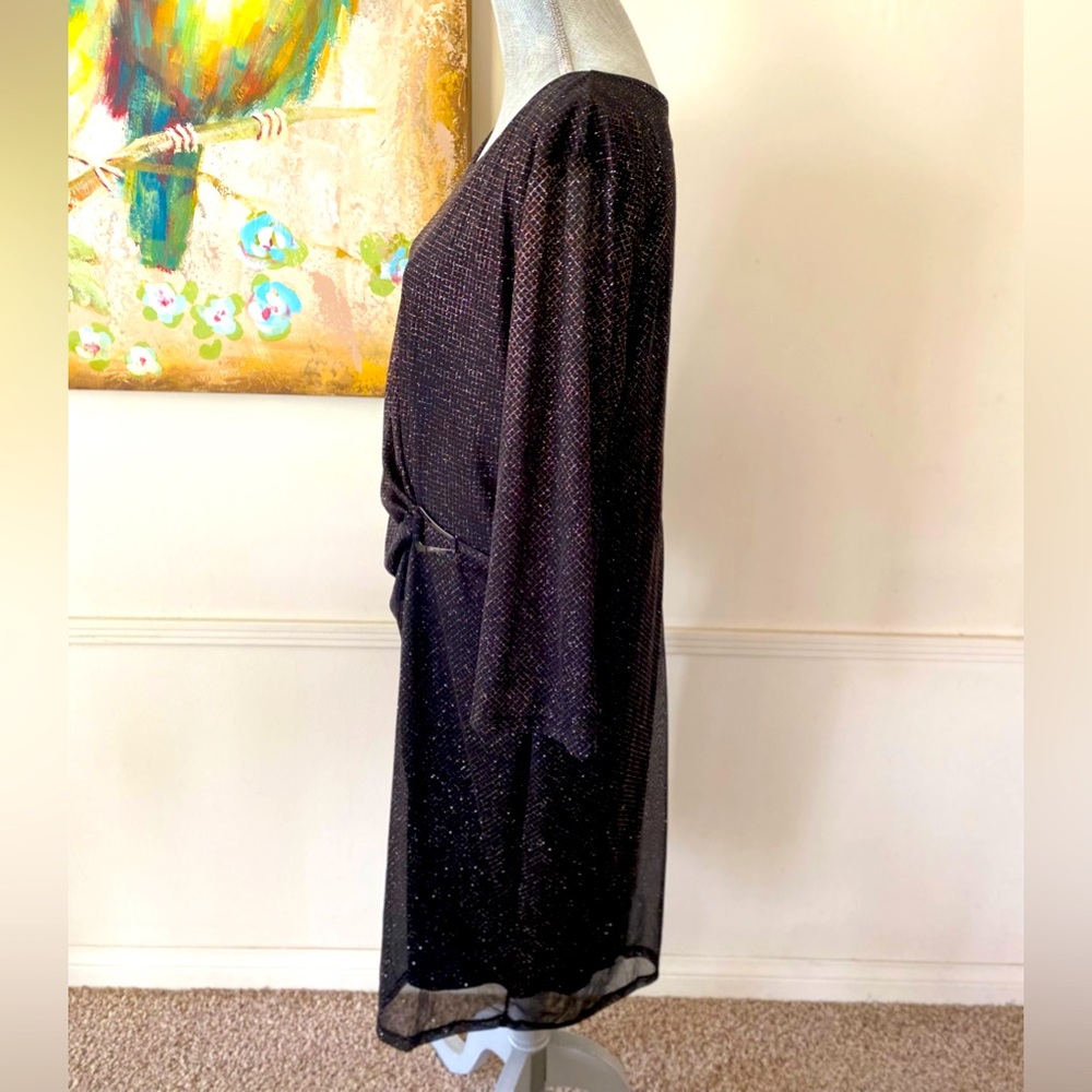 ALEXA B Nites 🖤BLACK🖤 FORMAL WOMEN DRESS PLUS SIZE 20W EUC - Picture 5 of 11